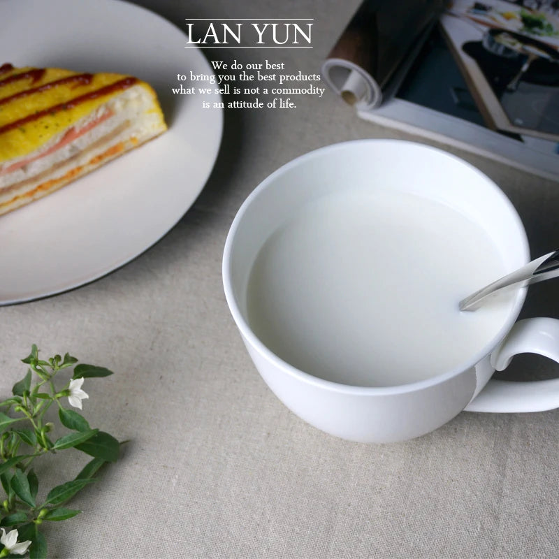 |イベント・ノベルティ用品 |ボーンチャイナ ホワイトマグカップ | 700ml