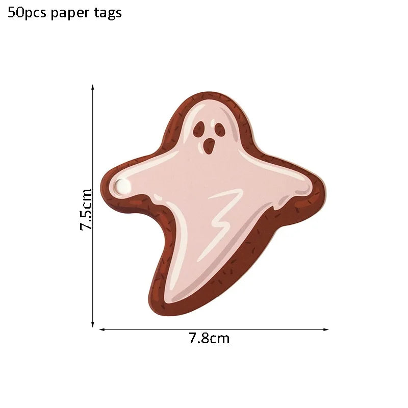イベント・ハロウィングッズ|ハロウィン用ギフトタグ50枚セット