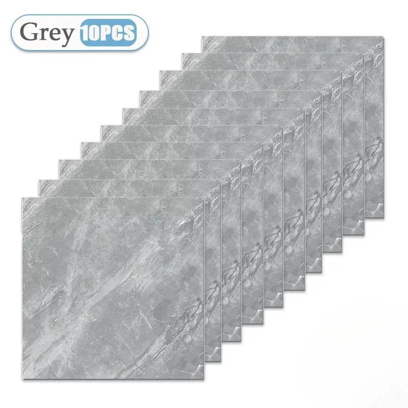 DIY用 マーブル柄タイル風 ステッカー 10枚入~50枚入 大容量