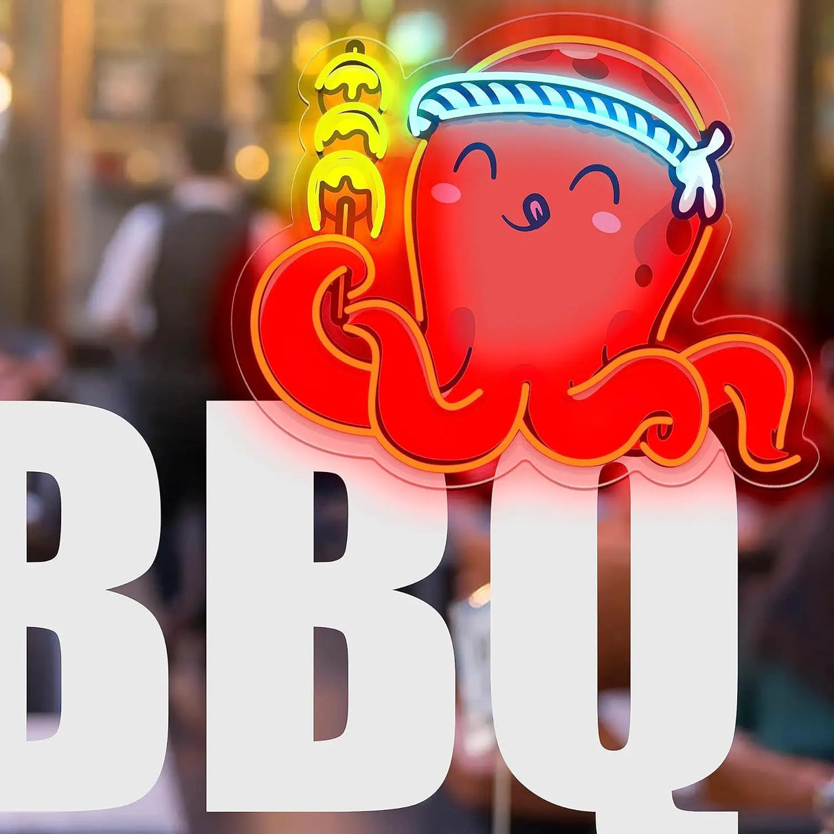 タコのLEDネオンサイン(ネオン看板) 壁装飾ライト