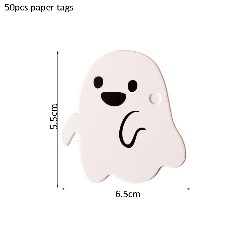 イベント・ハロウィングッズ|ハロウィン用ギフトタグ50枚セット