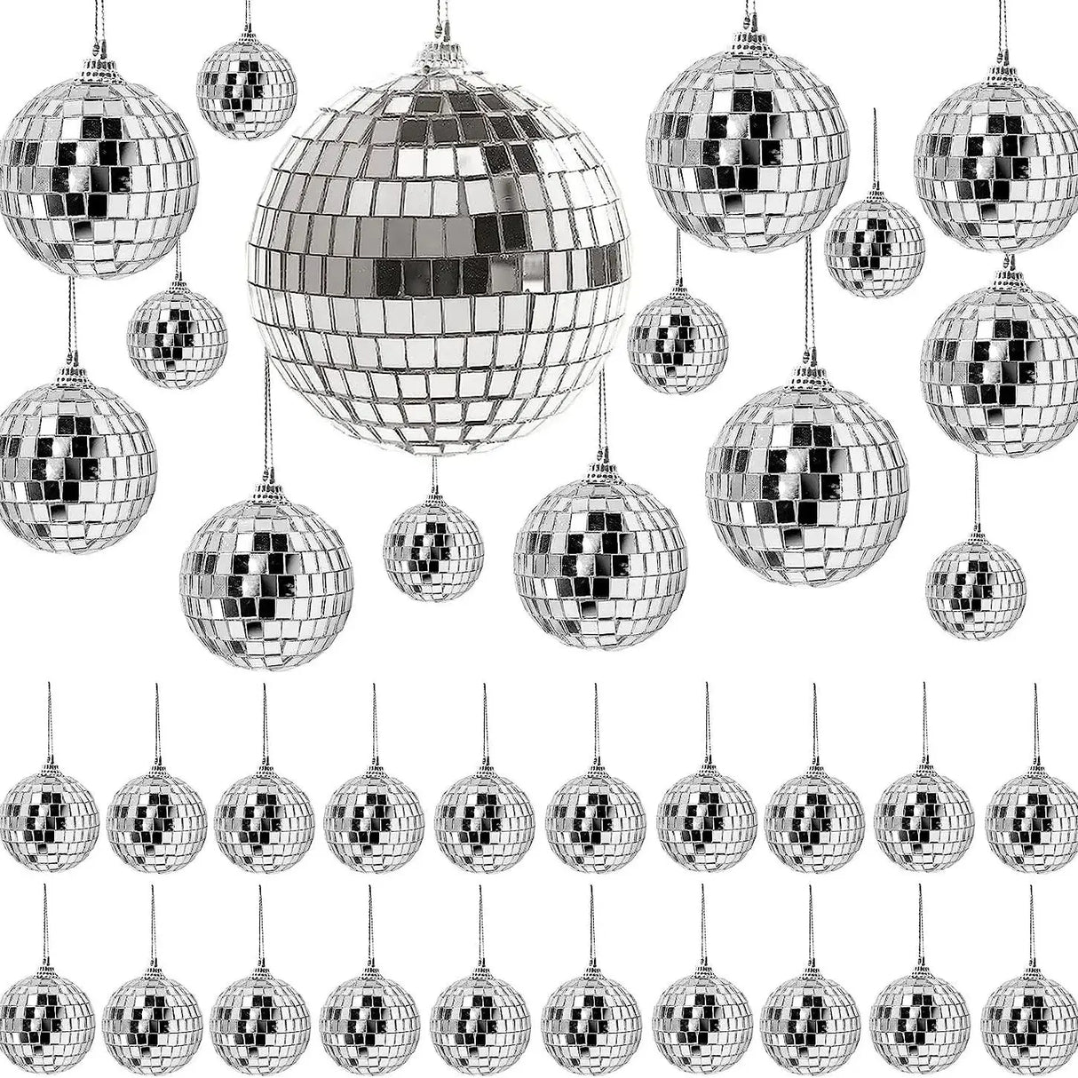 パーティー・インテリア装飾 キラキラ!ミラーボール装飾パーツセット イベント用