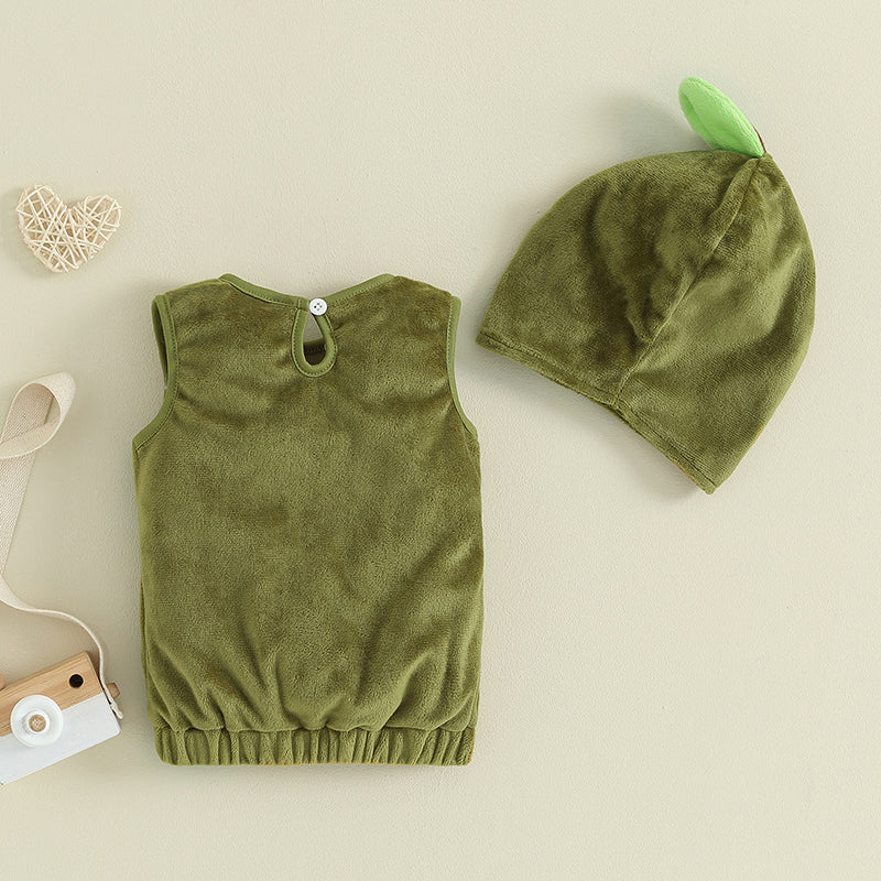 イベント・ハロウィングッズ|アボカドふわふわコスチュームセット(12〜18ヶ月)