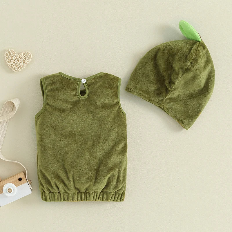 イベント・ハロウィングッズ|アボカドふわふわコスチュームセット(12〜18ヶ月)