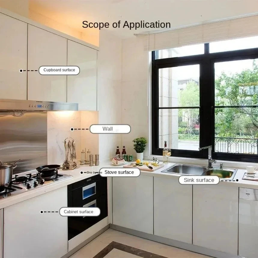 DIY用 天然石タイル風 ステッカー 40c幅 1M/3M/5M 消臭・防汚機能