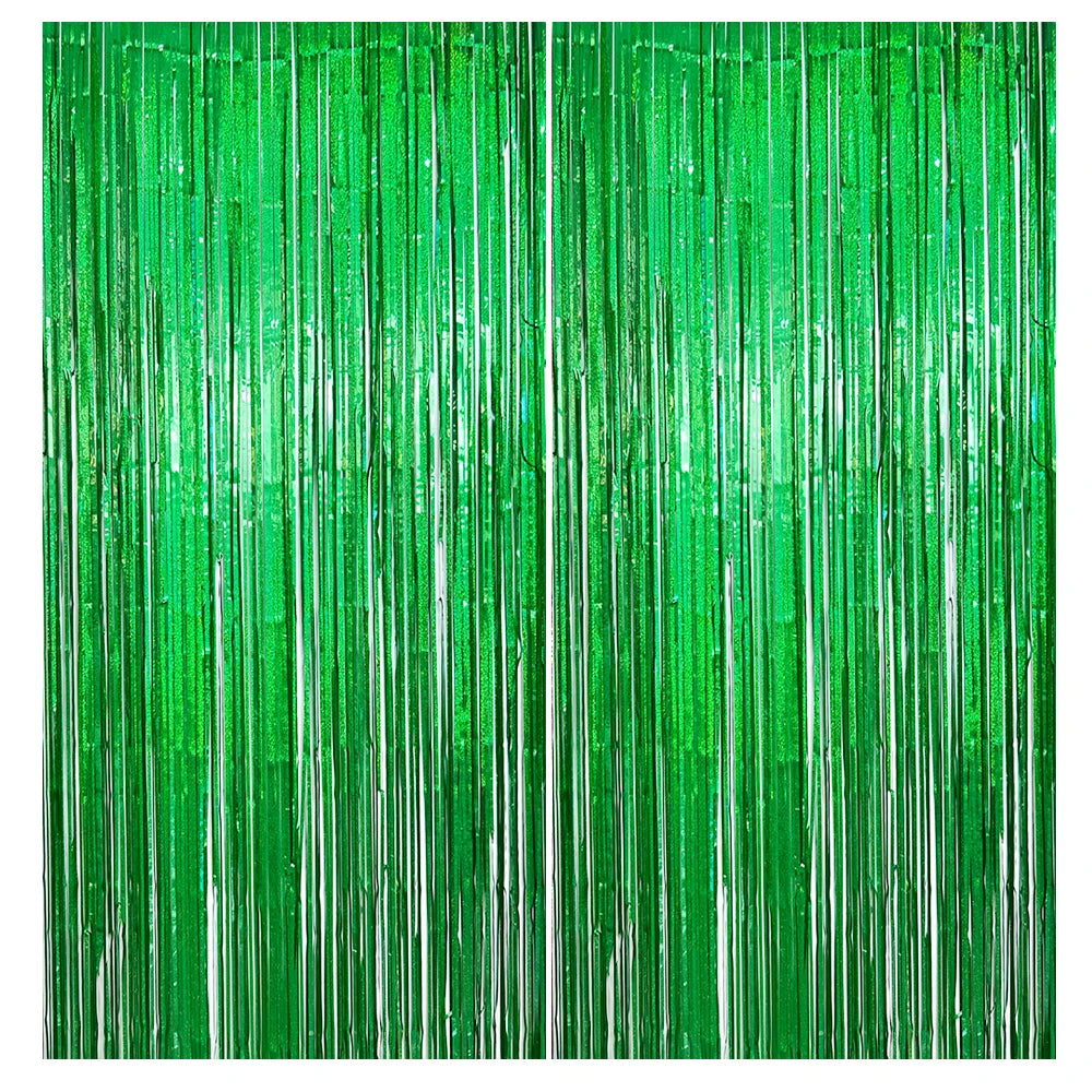 パーティー・インテリア装飾 キラキラ!カーテン 波型/ストレート型 2種類