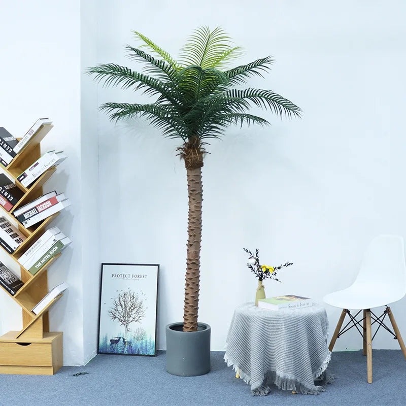 大型人工ココナッツツリーフェイクヤシ(屋外・屋内装飾用)ハワイアンシミュレーションプラント