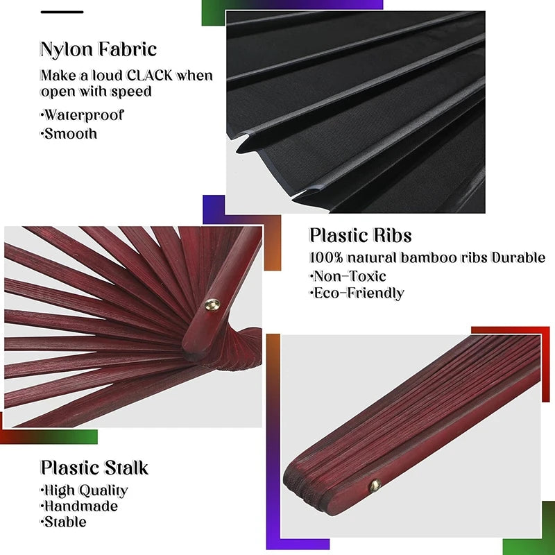 イベント・ハロウィングッズ|光る!LED扇子(電池式)