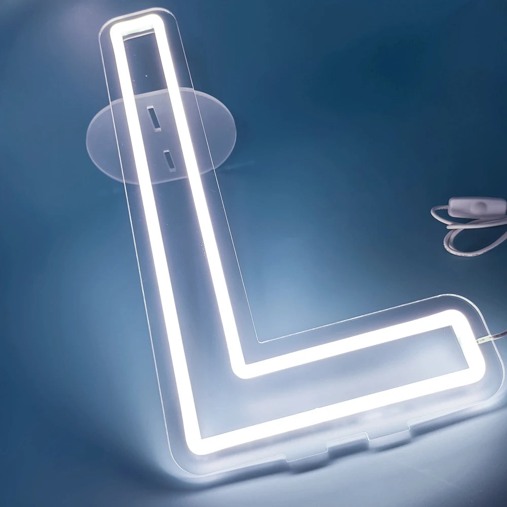 アルファベット型LEDライト USB電源タイプ