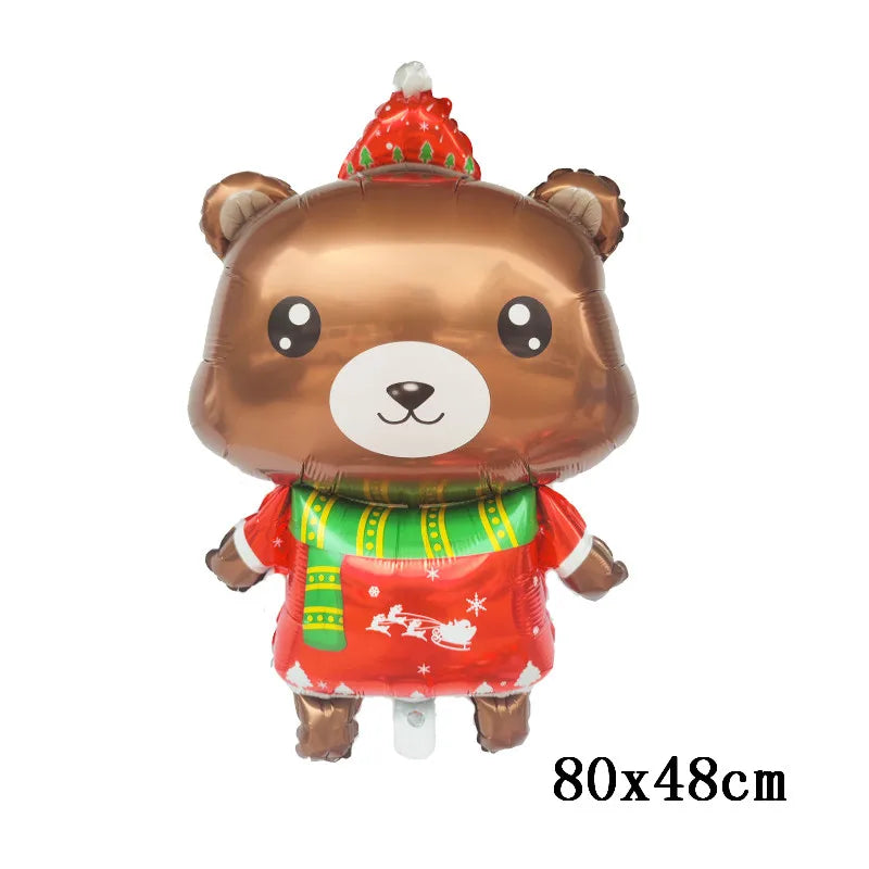 イベント・クリスマス装飾|ホイルバルーン サンタ&スノーマン