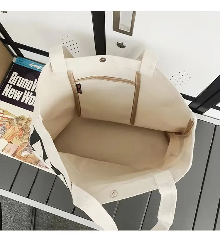 |イベント・ノベルティ用品 | 大容量キャンバスショルダーバッグ | W46×H31×D12㎝