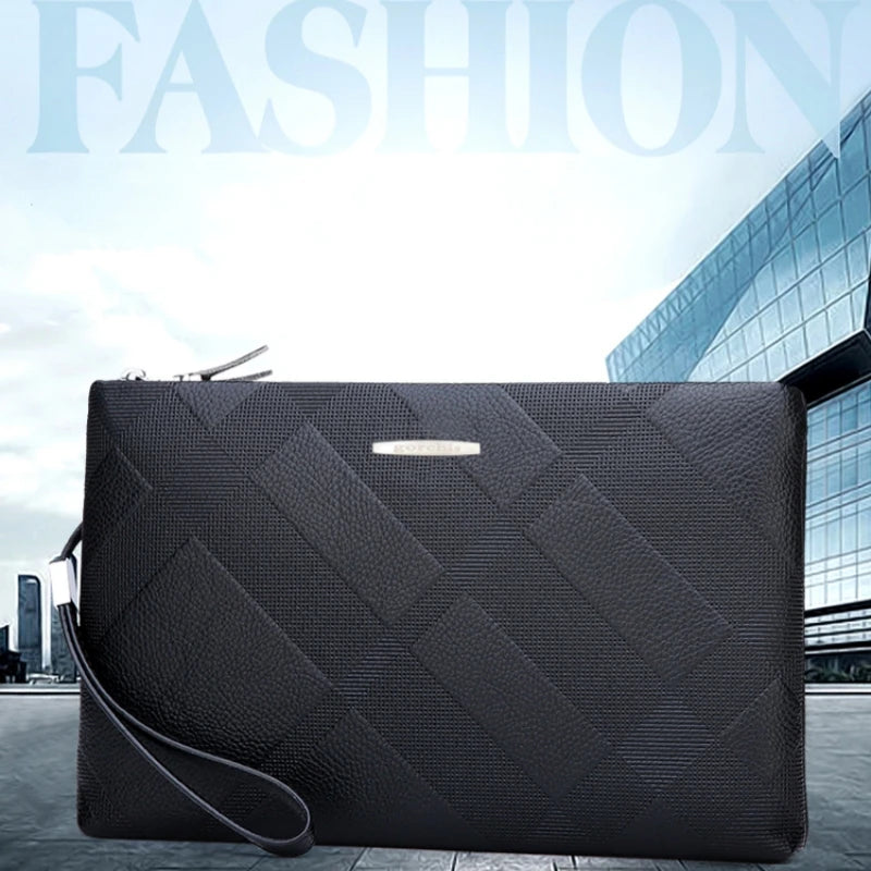 |イベント・ノベルティ用品 | メンズ高級本革ビジネスハンドバッグ | W28xH17xD2.5cm