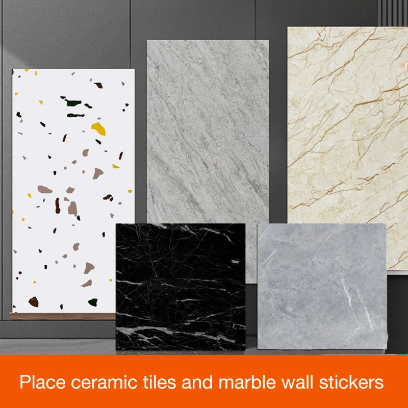 DIY用 マーブル柄タイル風 ステッカー 10枚/20枚 豪華な大理石風デザイン