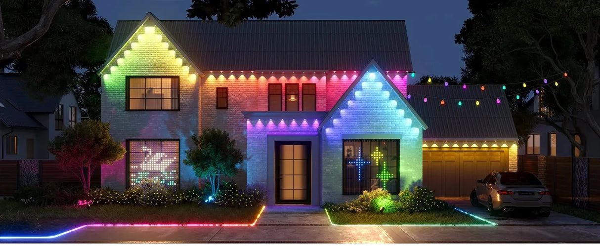 ドレープライト|イベント・クリスマス装飾|防水多色LEDストリングライト(15~45M)