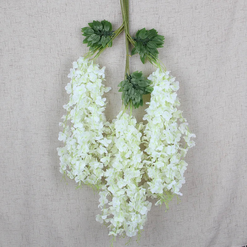 パーティー・インテリア装飾|藤の花シルク造花12個セット(110c)