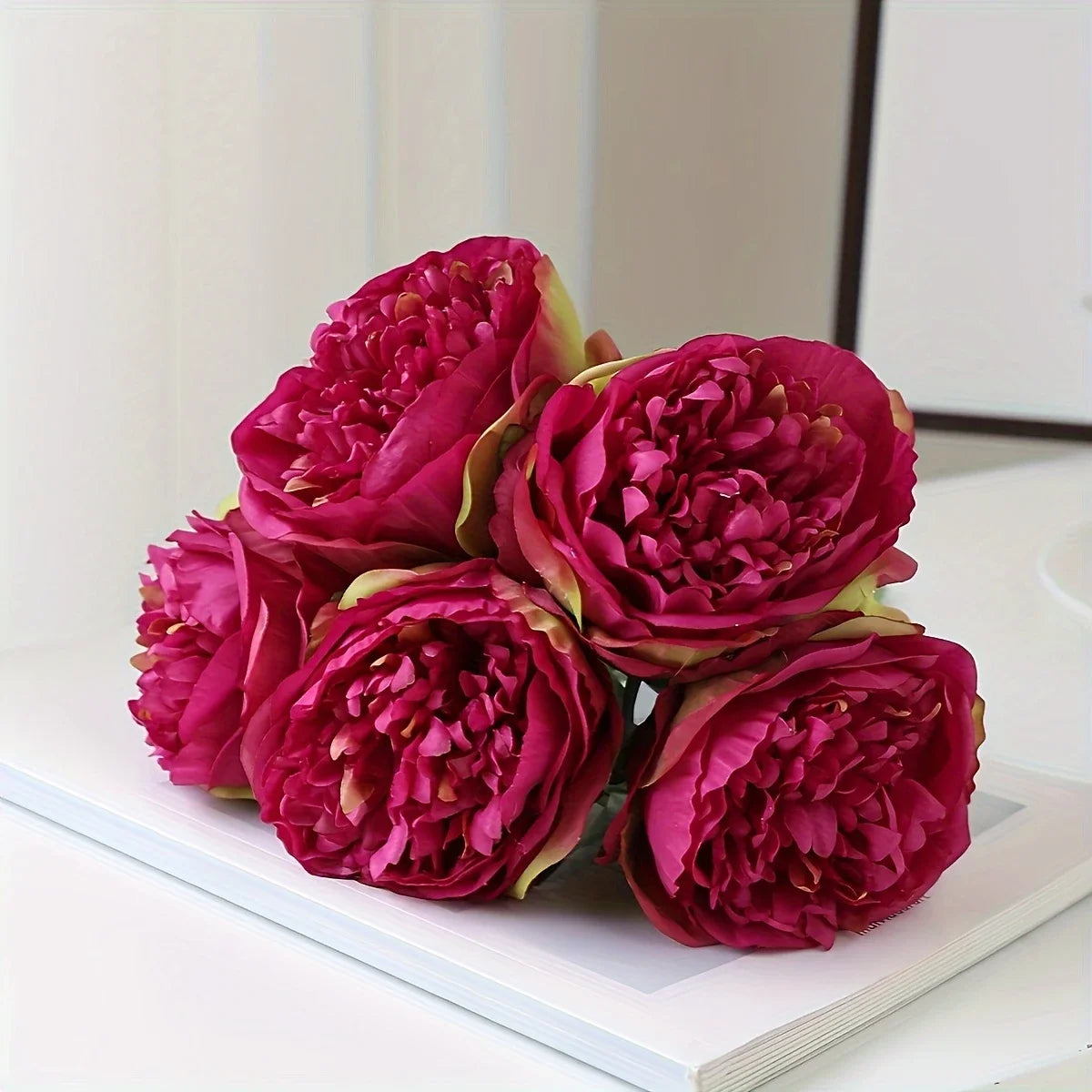 パーティー・インテリア装飾| 造花 シルクフラワー ピオニー5個入(32c)