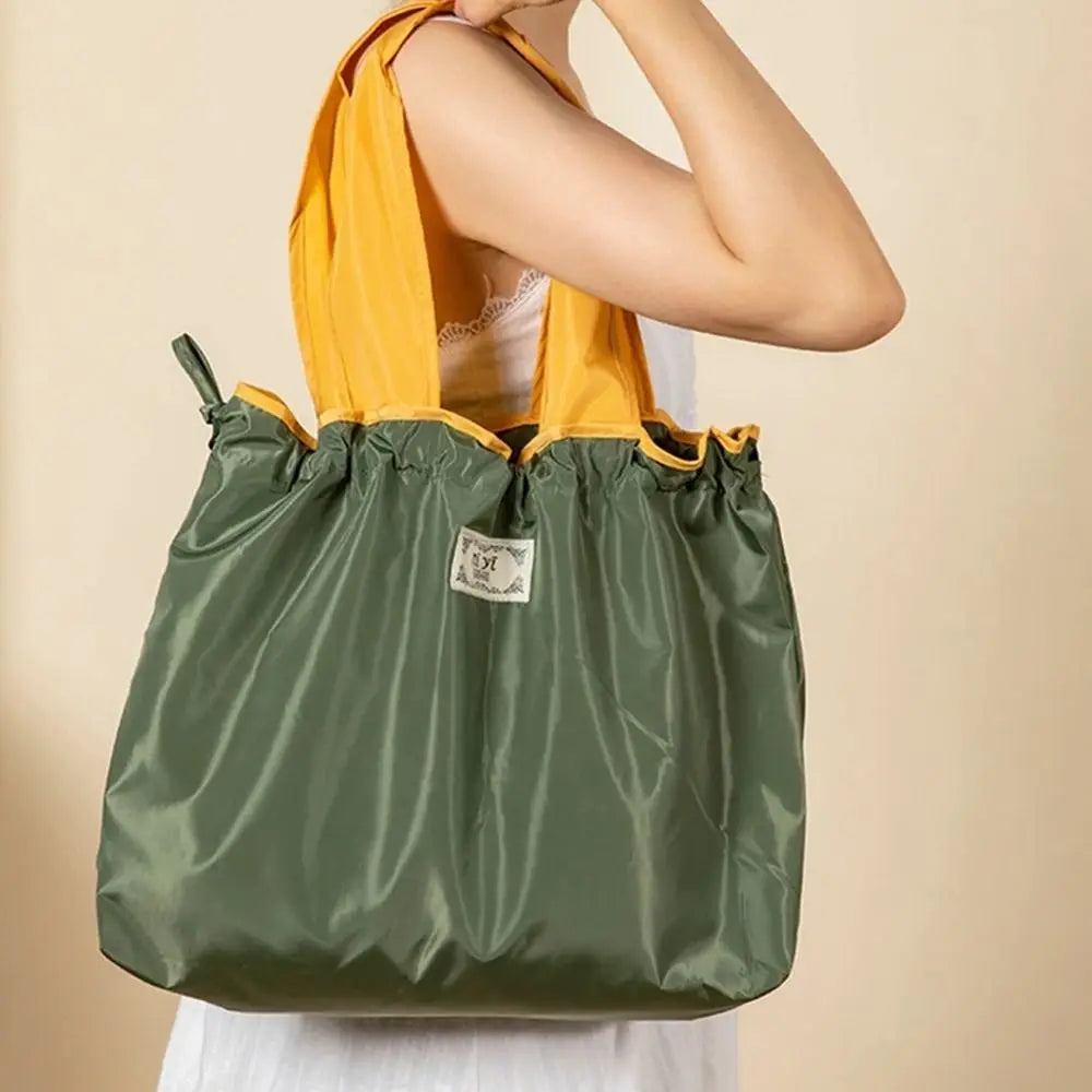 |ノベルティ用品 | 折り畳み可能 巾着型エコバッグ | 47×35cm