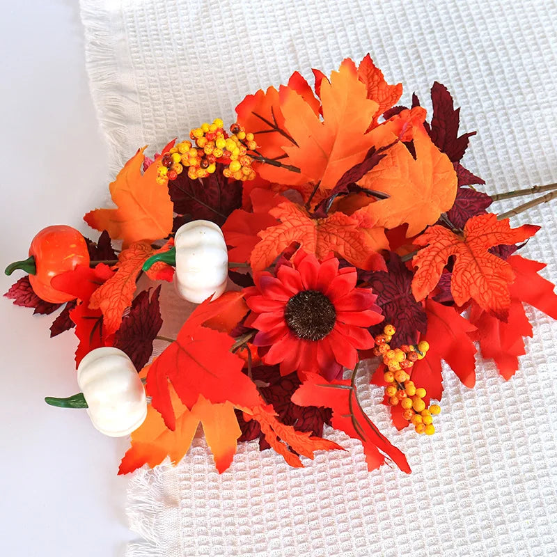 イベント・ハロウィングッズ|70cm 秋色メープルリーフ