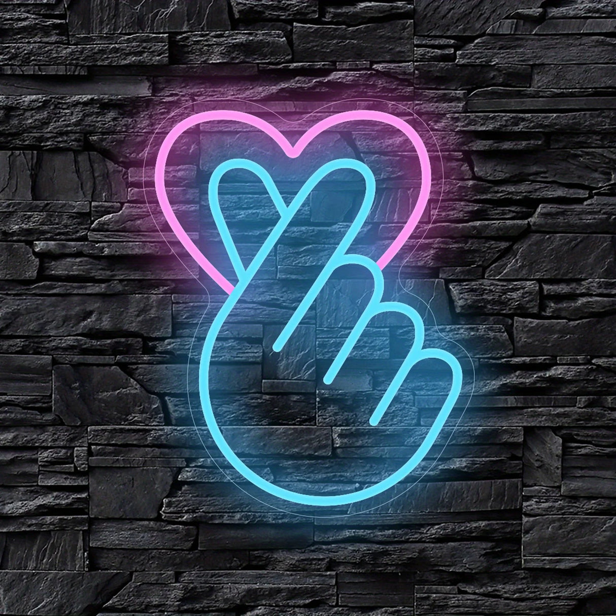 ハート LEDネオンサイン(ネオン看板) USB電源