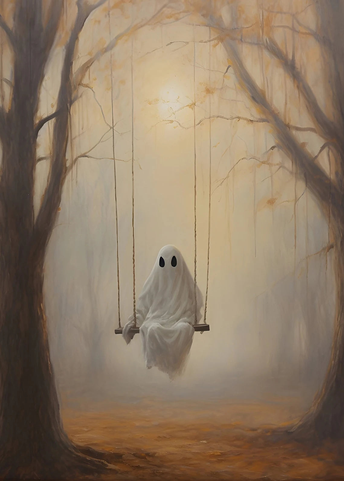 イベント・ハロウィングッズ|黒猫とフクロウのキャンバスアート