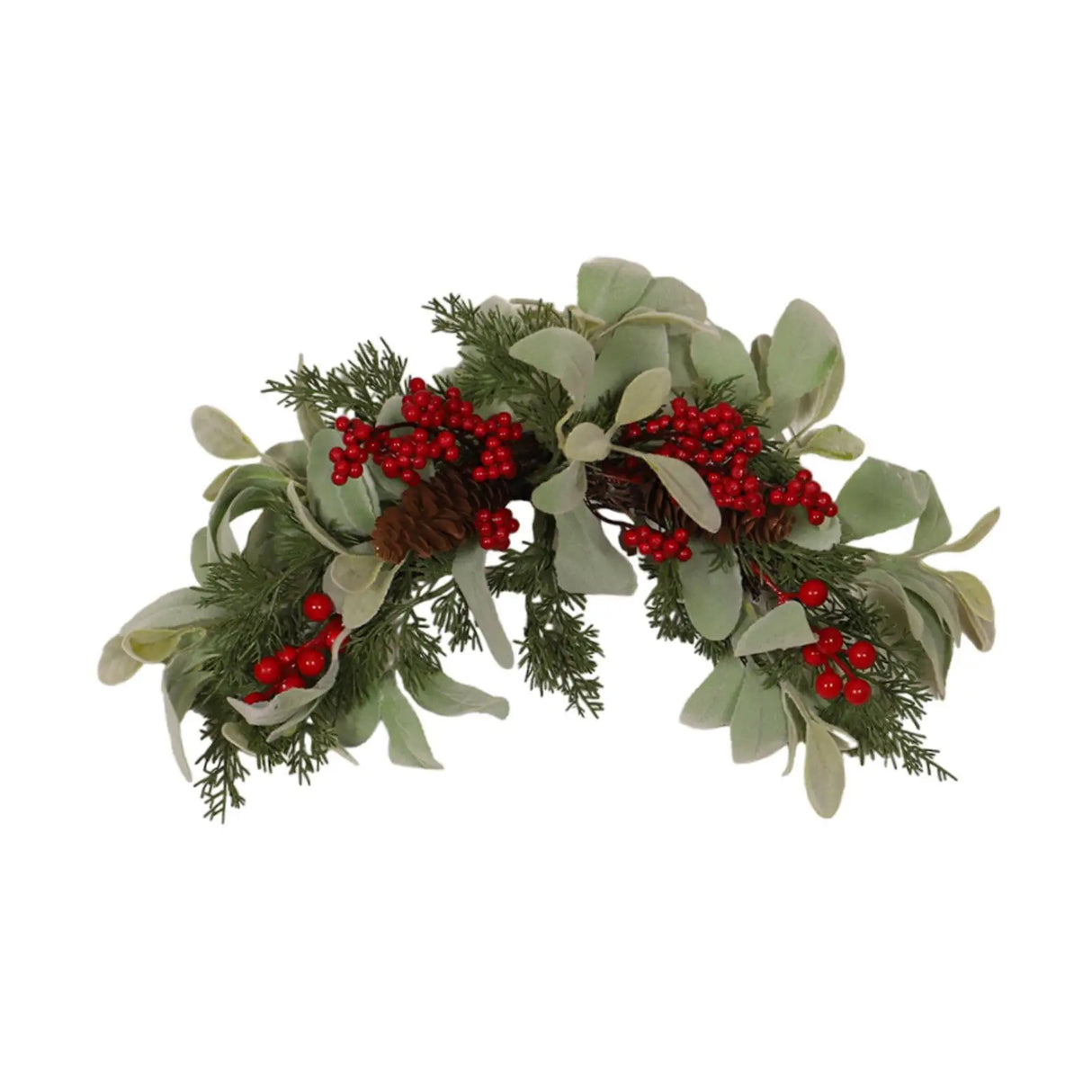 クリスマスリース|スワッグガーランド 松ぼっくり付き