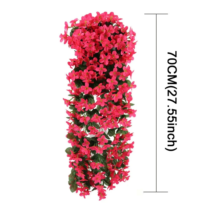 人工バイオレット 吊り下げフェイクフラワー