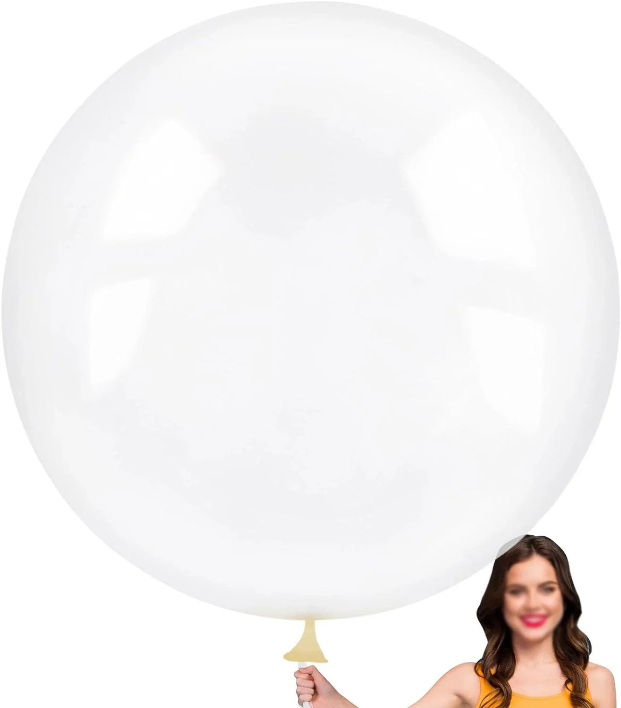 36インチ透明ホワイトラテックスバルーン