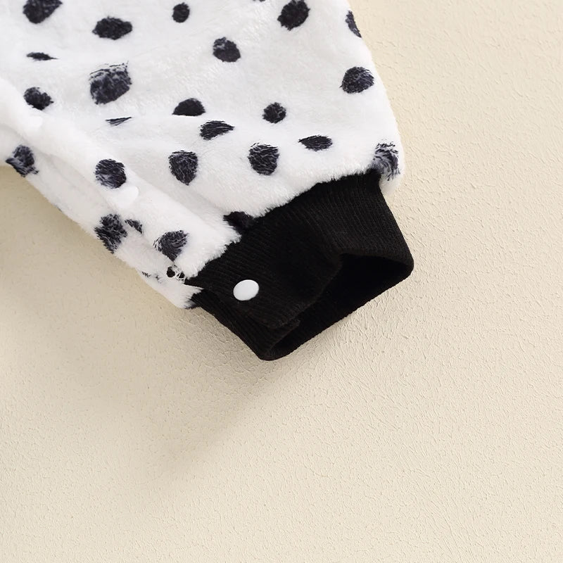 イベント・ハロウィングッズ|ダルメシアン着ぐるみ風ロンパース(0〜18ヶ月)