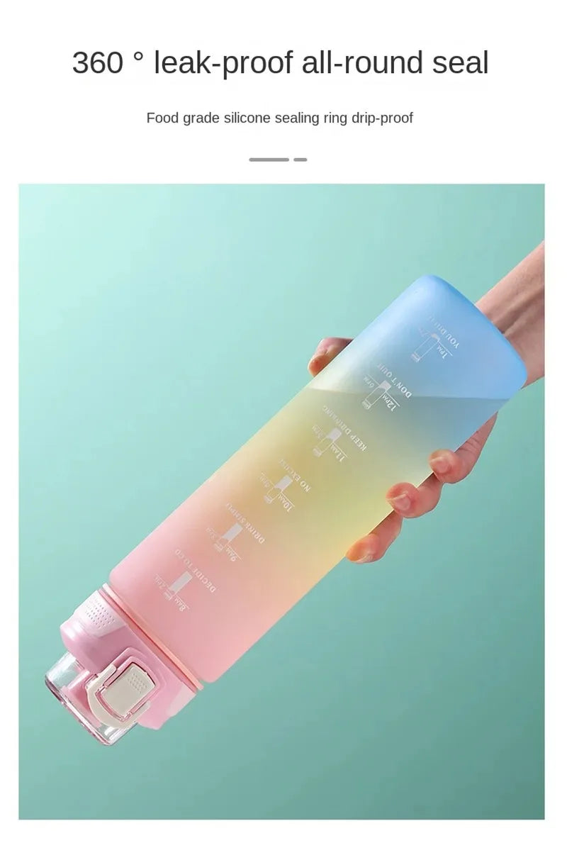 |イベント・ノベルティ用品 | タイムマーカー付きグラデーションウォーターボトル | 1000ml