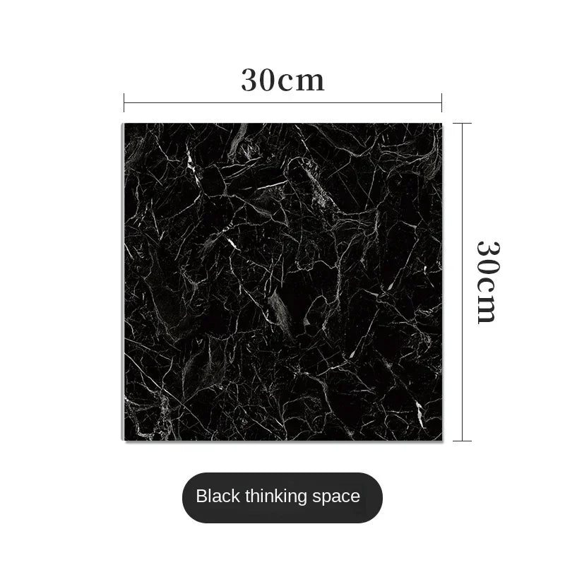 自己粘着式 大理石調タイルステッカー 10/20/30枚セット 30×30cm キッチン・トイレ用
