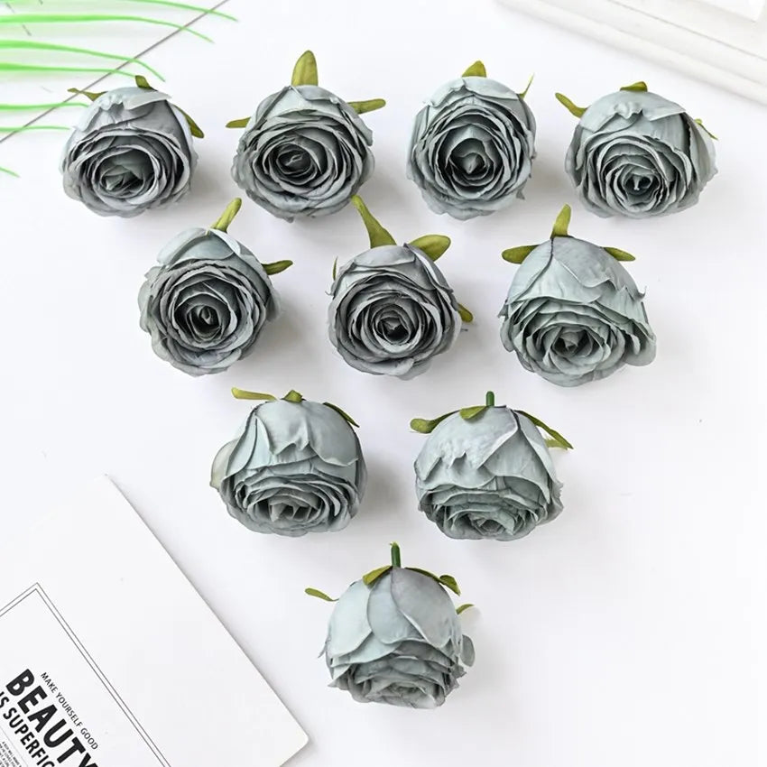 パーティー・インテリア装飾|シルク製造花ローズ50個セット