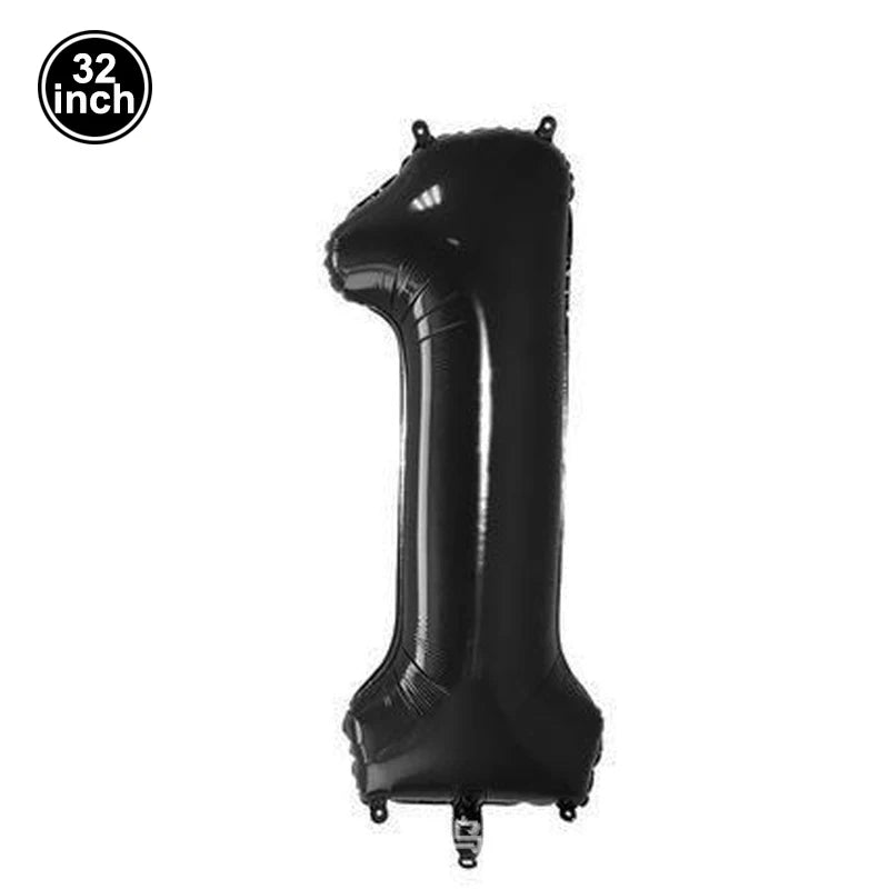 イベント・バルーン装飾 | マルチカラー数字バルーン