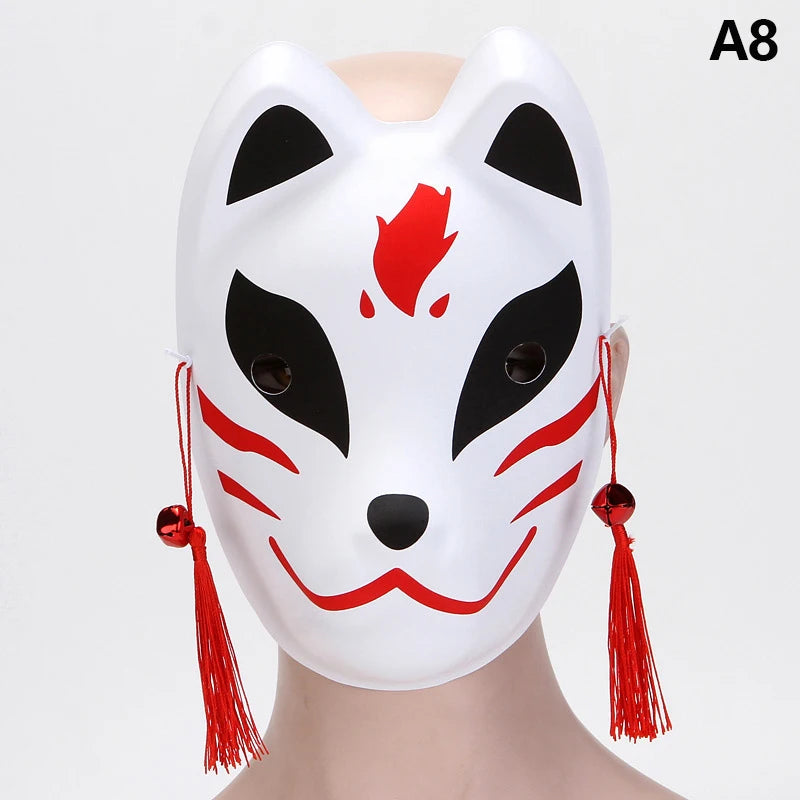 イベント・ハロウィングッズ|アニメ風手描きお面(狐・虎)