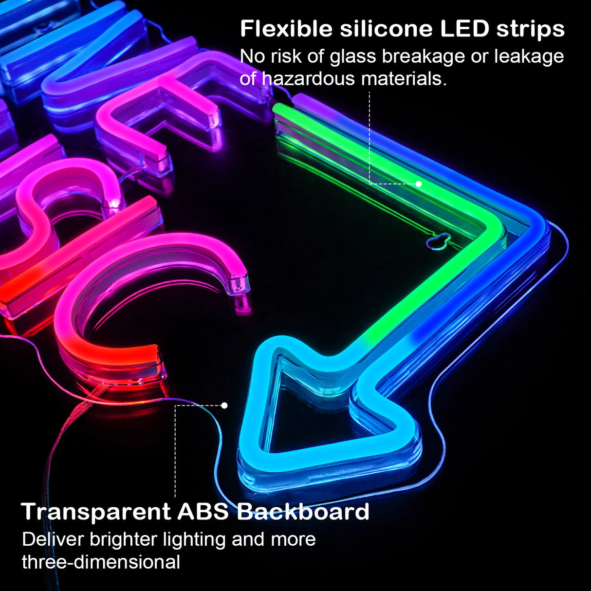 マルチカラーLEDネオンサイン(ネオン看板)