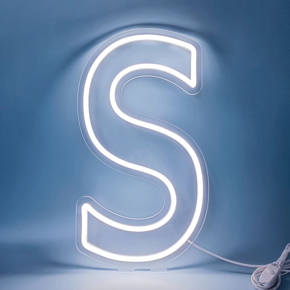 アルファベット型LEDライト USB電源タイプ