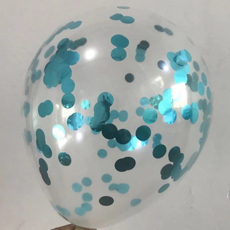 イベント・クリスマス装飾|ゴールドシルバー紙吹雪バルーンセット