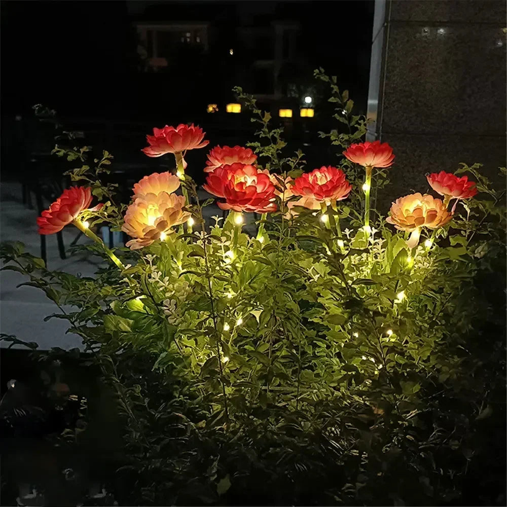 ソーラーライト|イベント・ガーデン装飾| ソーラー式ラフラワーライト