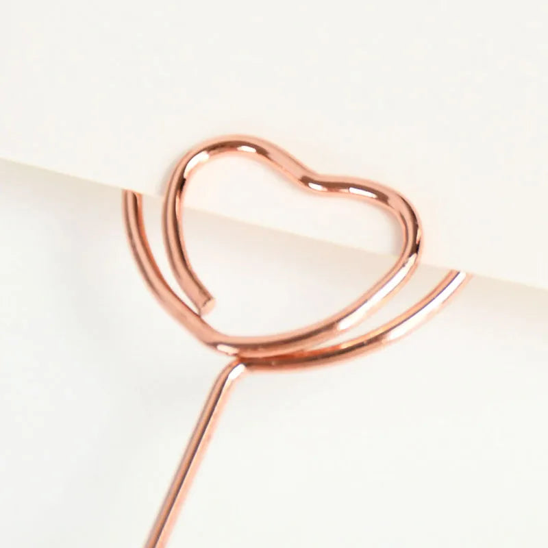 イベント・結婚式装飾|金属製プレースカードホルダー 10個セット