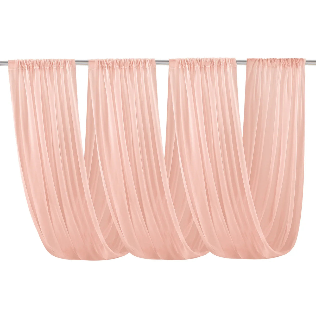 インテリア・パーティ装飾 |シフォンドレープカーテン | 全長 3m/6m