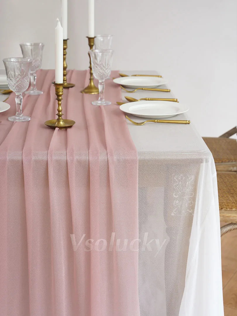 イベント・パーティ装飾 | エレガントなテーブルランナー