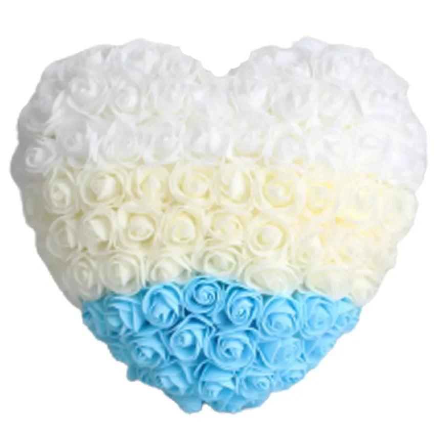 パーティー・インテリア装飾|造花ハート型ローズデコレーション(25c)