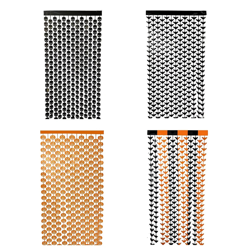 イベント・ハロウィン装飾|ハロウィン柄カーテンデコレーションセット