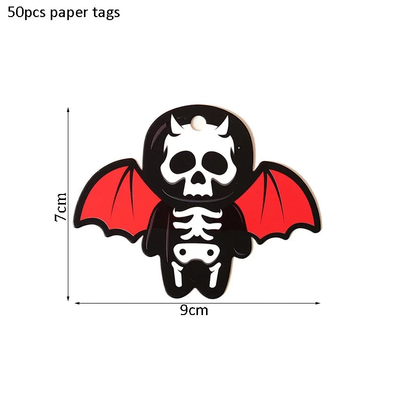 イベント・ハロウィングッズ|ハロウィン用ギフトタグ50枚セット
