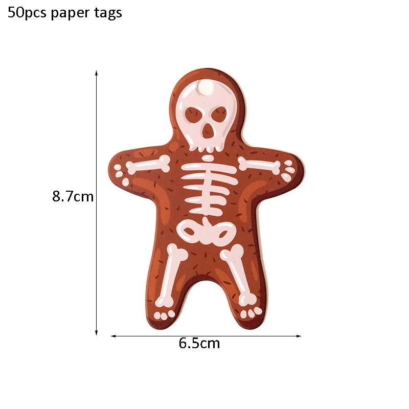 イベント・ハロウィングッズ|ハロウィン用ギフトタグ50枚セット