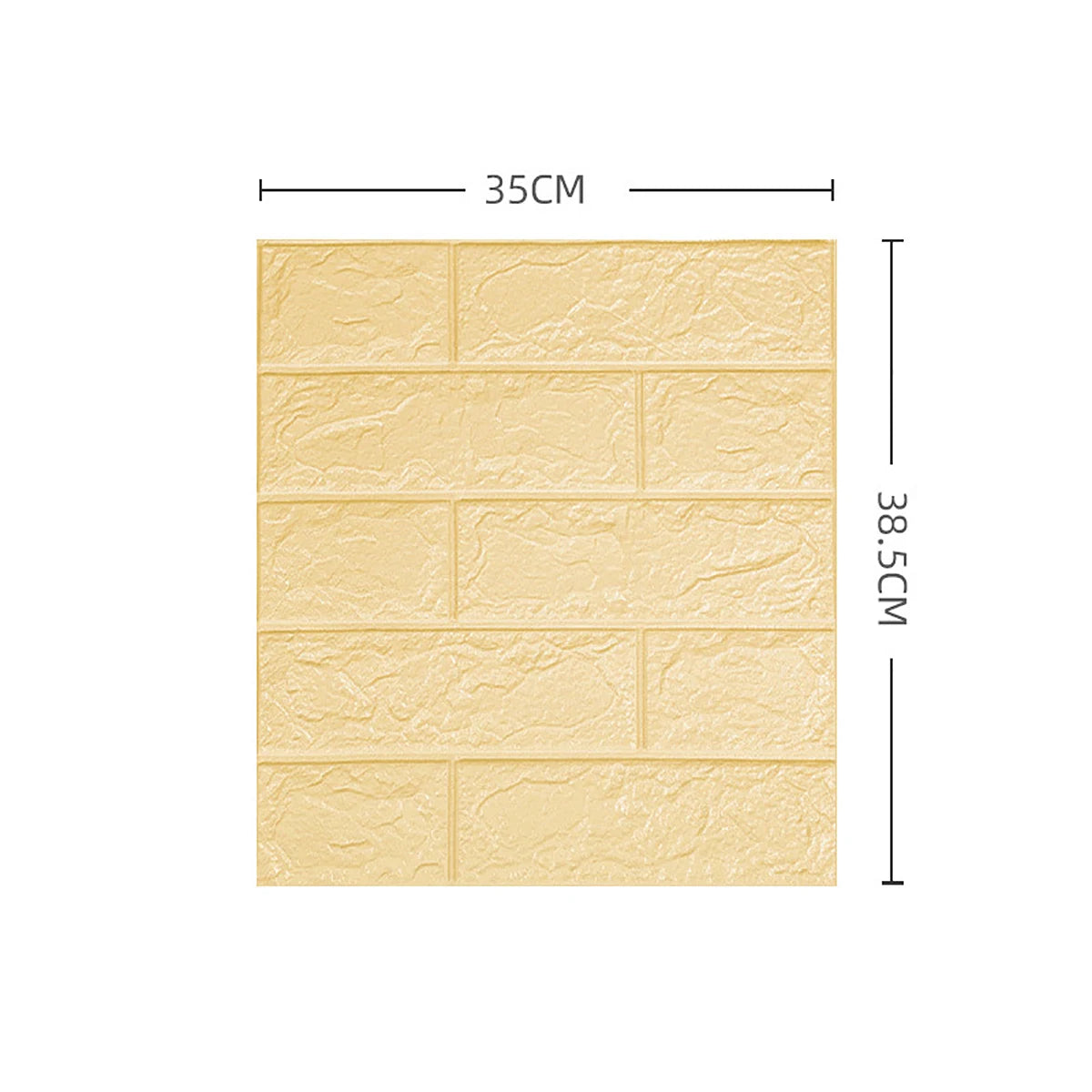 DIY用 レンガ風ステッカー 35x38.5cm 5pcs/15pcs/30pcs 大容量セット