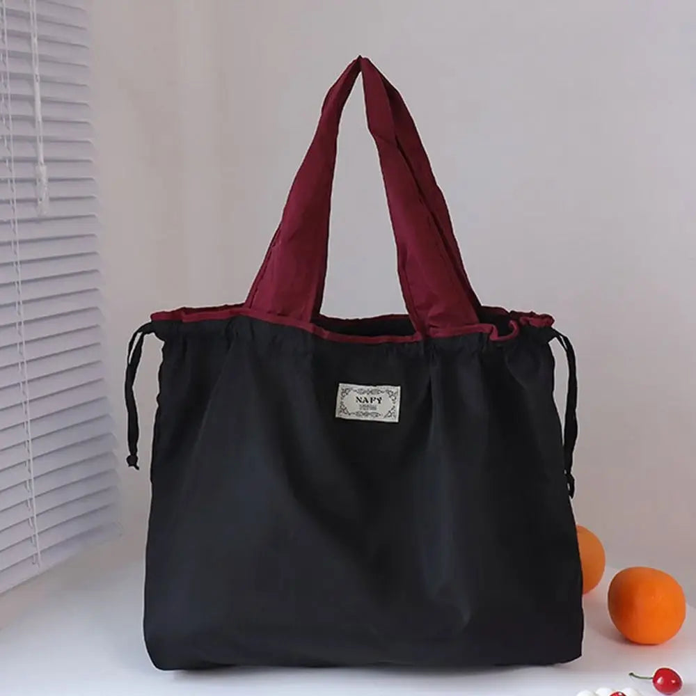 |ノベルティ用品 | 折り畳み可能 巾着型エコバッグ | 47×35cm