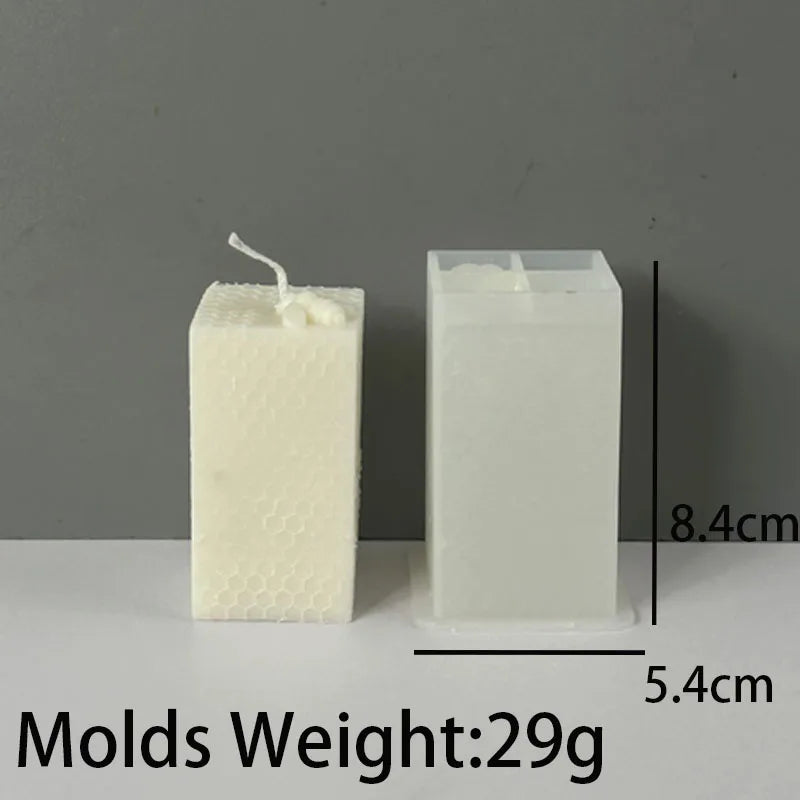 クラフト・DIY用|ハンドメイドキャンドル用 ハニカム型