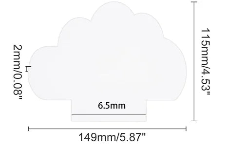 LEDライトプレート用透明アクリルシート