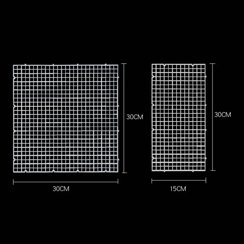 水槽用取り外し可能なフィルターグリッドネット什器