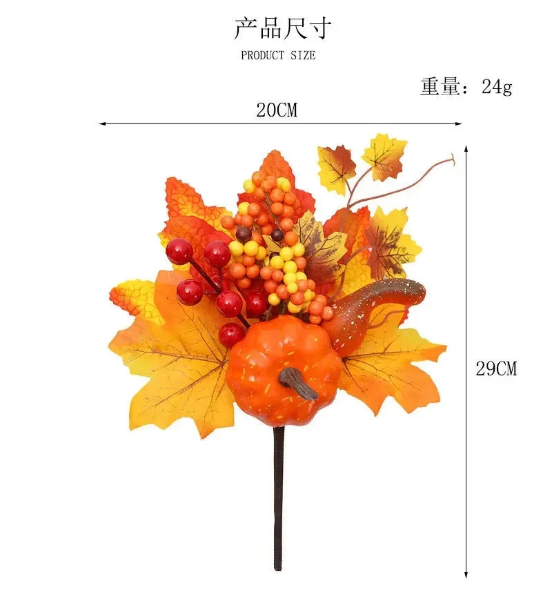 イベント・ハロウィングッズ|秋色リース デコレーションセット